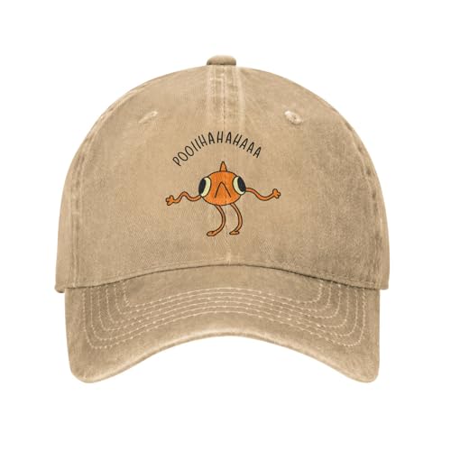 Klassische Baseballkappe Vintage Lustiger Fisch Le Poisson Steve POOIIHAHAA Baseballmützen für Männer Frauen Distressed Gewaschene Sonne Kappe Outdoor Geschenk Hüte Kappe Essential für den Sommer von YHRYHYM