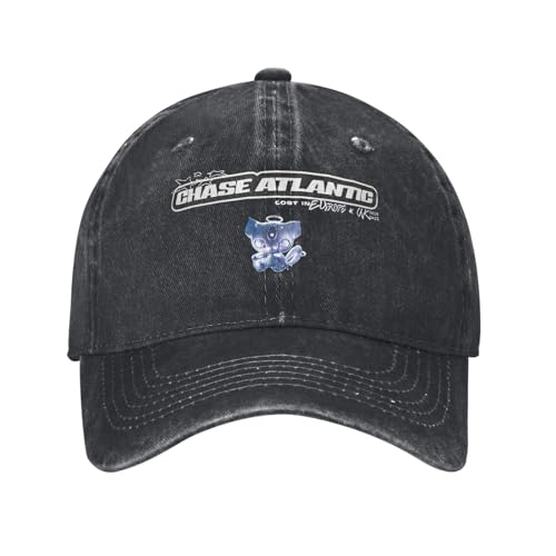 YHRYHYM Klassische Baseballkappe Chase Atlantic Lost in Europe und UK Tour Casual Baseballkappe Sommer Trucker Hut Outdoor Sport Snapback Cap Unisex Baseballmützen Unverzichtbar für den Sommer von YHRYHYM