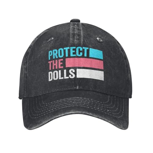 YHRYHYM Klassische Baseballkappe Retro Protect The Dolls Baseballkappe Unisex Distressed Denim Snapback Cap Trans Frauen Solidairity Outdoor Sommer Geschenk Hut Essential für den Sommer YHRYHYM Klassische Baseballkappe Retro Protect The Dolls Baseballkappe Unisex Distressed Denim Snapback Cap Trans Frauen Solidairity Outdoor Sommer Geschenk Hut Essential für den Sommer von YHRYHYM