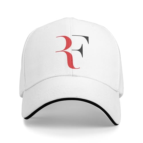 YHRYHYM Klassische Baseballkappe Roger Federer Sport Tennis Frauen Männer Baseballkappe Casual Outdoor Kappe 2025 Sonnenschutz Hüte Frühling Verstellbarer Hut Essential für den Sommer von YHRYHYM