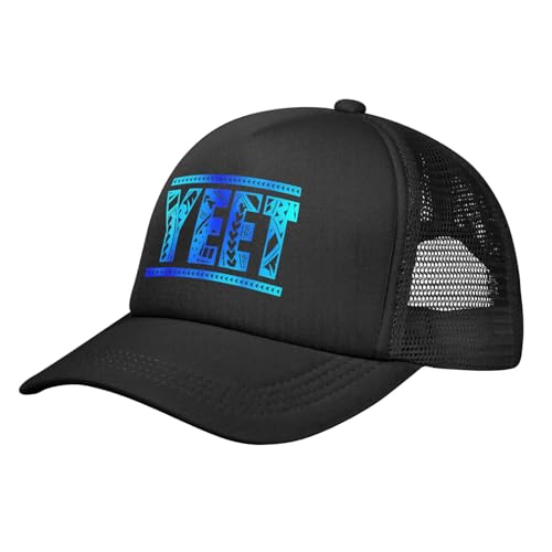 YHRYHYM Klassische Baseballmütze Erwachsene Jey USO Yeet Trucker Hut Vintage Mesh Baseballkappe Polyester Hut Sonnenhüte Verstellbare Sonnenhüte Herbst Essential für den Sommer von YHRYHYM
