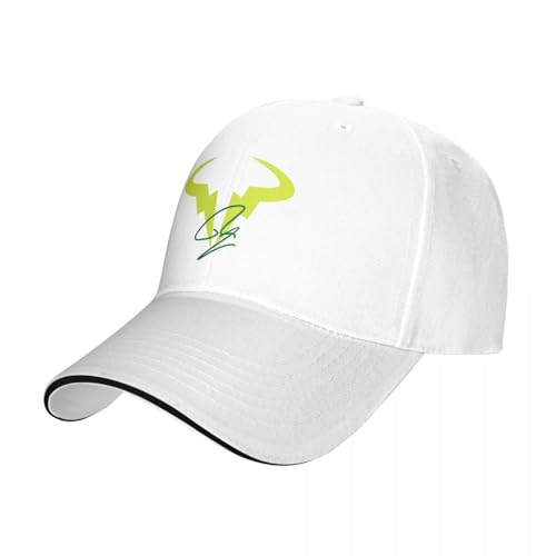 YHRYHYM Klassische Rafa Zeichen Offen Tennis Baseball Kappe Unisex Trucker Hut Formell Alle Jahreszeiten Reise Hüte Kappe Essential für den Sommer von YHRYHYM