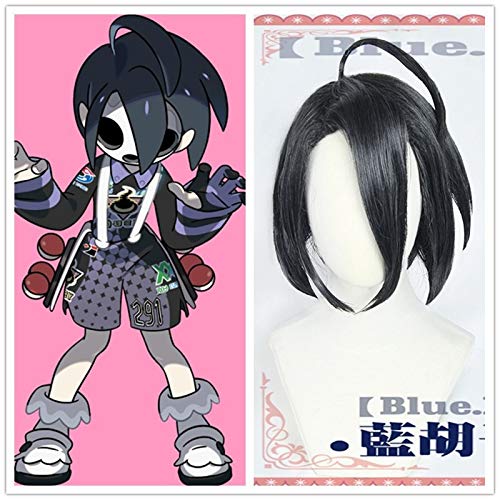 Anime Spiel Schwert/Schild Cosplay Leader Allister Perücke Hochtemperatur Faser Schwarz Grau Haar + Kostenlose Haarkappe von YHWW