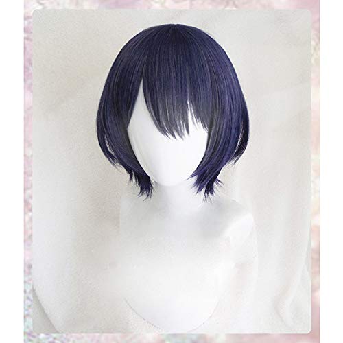 Cosplay Perücken Mischfarbe Hitzebeständig Kurzes Kunsthaar Perucas Cosplay Perücke + Haarnetz Cosplay Perücken Mischfarbe Hitzebeständig Kurzes Kunsthaar Perucas Cosplay Perücke + Haarnetz von YHWW
