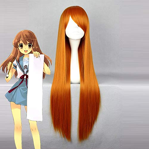 Die Melancholie Der Haruhi Suzumiya Cosplay Perücken Asahina Mikuru Cosplay Perücken Hitzebeständige Synthetische Suzumiya Haruhi No Yuuutsu von YHWW