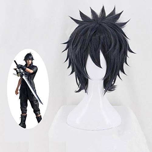 Final Fantasy XV FF15 Noctis Lucis Caelum Cosplay Perücke Kurzes synthetisches Haar Rollenspiel Kostüm Perücken Für Erwachsene Männer Frauen von YHWW