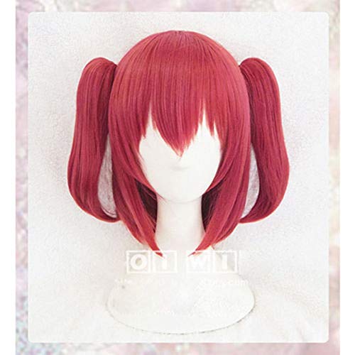 Kurosawa Ruby Cosplay Perücke Liebe Live! Sonnenschein!! Kostüm Spiel Perücken Halloween Kostüme Haar + Perücke Cap von YHWW