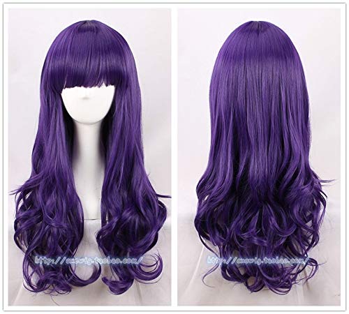 Neue CardCaptor Sakura Daidouji Tomoyo Cosplay Perücken 65cm lang lila gewellte Perücke hitzebeständige synthetische Haare Perucas Kostüm Perücke + C. Neue CardCaptor Sakura Daidouji Tomoyo Cosplay Perücken 65cm lang lila gewellte Perücke hitzebeständige synthetische Haare Perucas Kostüm Perücke + C. von YHWW