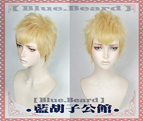 Neue Persona5 Ryuji Sakamoto Cosplay Perücke Halloween Rollenspiel Perücke Haar P5 Goldene Perücke + Perückenkappe von YHWW