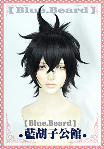 Neue schwarze Klee Cosplay Yuno schwarz kurze gerade flauschige Perücke hitzebeständige synthetische Haare Perucas Cosplay Perücke + Perücke Kappe Neue schwarze Klee Cosplay Yuno schwarz kurze gerade flauschige Perücke hitzebeständige synthetische Haare Perucas Cosplay Perücke + Perücke Kappe von YHWW