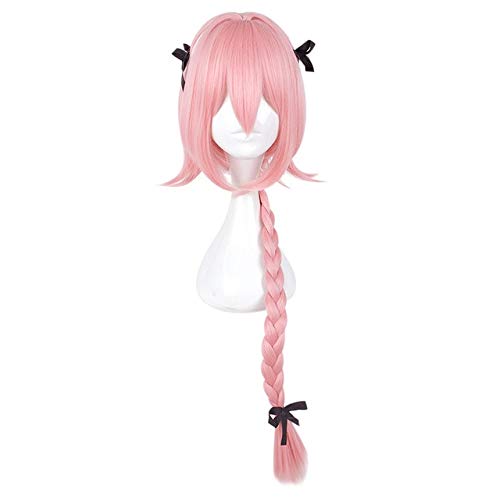 Neues Ankunftsspiel Schicksal Apocryph Astolfo Cosplay Perücken 75cm Pink Hitzebeständiges Kunsthaar Perucas Cosplay Perücke + Perückenkappe One Size Pink Neues Ankunftsspiel Schicksal Apocryph Astolfo Cosplay Perücken 75cm Pink Hitzebeständiges Kunsthaar Perucas Cosplay Perücke + Perückenkappe One Size Pink von YHWW