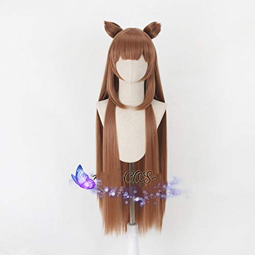 Tate no Yuusha no Nariagari Raphtalia Cosplay Perücken 100 cm lang Hitzebeständiges Kunsthaar Perucas Cosplay Perücke von YHWW