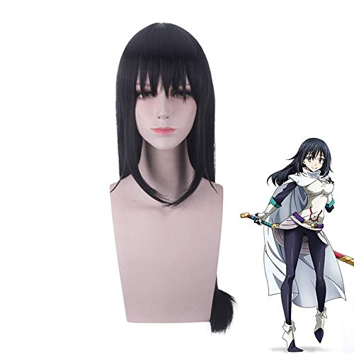 Tensei Shitara Schleim Datta Ken Cosplay Perücken Shizue Izawa Perücke 70Cm Blau Langes Haar Hitzebeständig + Perückenkappe von YHWW