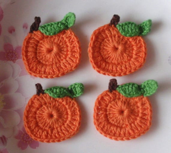 4 Gehäkelte Kürbisse in Orange, Grün, Braun Yh - 042-02 4 Gehäkelte Kürbisse in Orange, Grün, Braun Yh - 042-02 von YHcrochet
