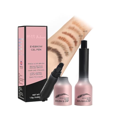 Augenbrauenstift Härchenzeichnung | Push-Up Augenbrauenfärbung für Natürliche Augenbrauen | Schnell trocknender, wasserfester Microblading-Augenbrauenstift | 3D Eyebrow Pen | #03 Auburn Augenbrauenstift Härchenzeichnung | Push-Up Augenbrauenfärbung für Natürliche Augenbrauen | Schnell trocknender, wasserfester Microblading-Augenbrauenstift | 3D Eyebrow Pen | #03 Auburn von YIAE
