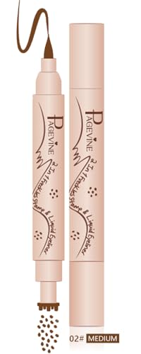 Sommersprossen Stift & Eyeliner 2 in 1, 6-Punkt Unregelmäßiger Natürlicher Freckles Pen und Schwammspitze Augenlinienstift für Tägliches Make-up und Festivals, Wasserfest, 24H Haltbar - 2.0 Mittel Sommersprossen Stift & Eyeliner 2 in 1, 6-Punkt Unregelmäßiger Natürlicher Freckles Pen und Schwammspitze Augenlinienstift für Tägliches Make-up und Festivals, Wasserfest, 24H Haltbar - 2.0 Mittel von YIAE