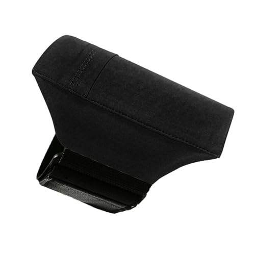 Adjust Able Fitness Beingürteltasche, Sport-Beinband, Aufbewahrungstasche, Bein-Handyhalterung, Geldbörse für Karten, Schlüssel, Handy, für Damen, Herren, Laufen, Workout, Farbe: Schwarz von YIAGXIVG