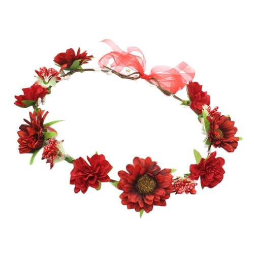 Blumen-Haarbänder, Blumenkranz, modisches Haar-Accessoire für Feiertage, Festivals und Partys, Haar-Accessoire von YIAGXIVG