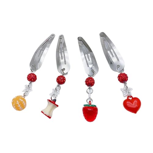 Einzigartiger Sternfrucht-Anhänger, Haarspange, modischer Obstanhänger, Haarnadel, niedlicher Obst-Haarspangen, Anhänger, Haarschmuck, Haarschmuck für Damen von YIAGXIVG