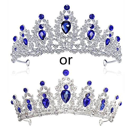 Kronen für Frauen und Mädchen, elegante Prinzessinnen-Tiaras für Frauen, Brautschmuck, Hochzeit, Abschlussball, Geburtstag, Basteln, Tiaras und Kronen von YIAGXIVG