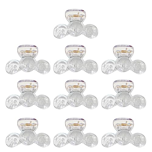 Set mit 10 transparenten Haarspangen aus transparentem Acryl, Haar-Accessoires, klare Haarnadeln für Frauen und Mädchen, klare Haarnadeln von YIAGXIVG