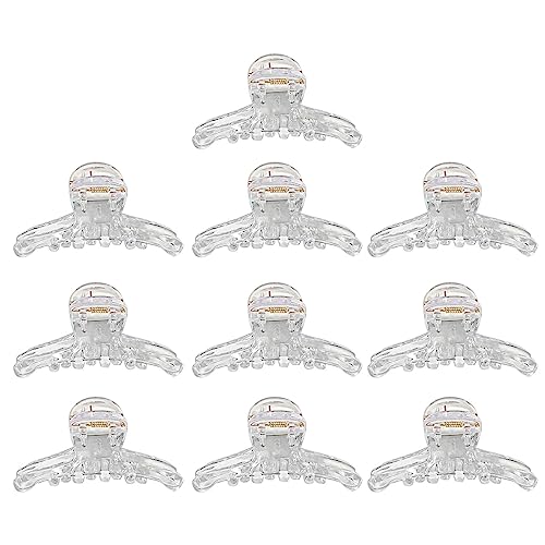 Set mit 10 transparenten Haarspangen aus transparentem Acryl, Haar-Accessoires, klare Haarnadeln für Frauen und Mädchen, klare Haarnadeln von YIAGXIVG