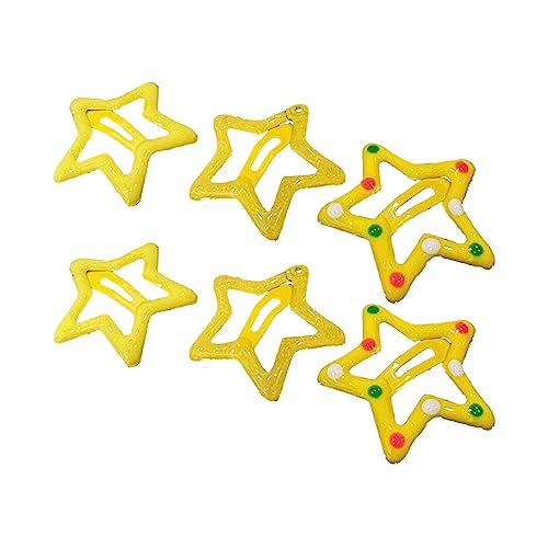Y2K Haarspange mit Sternen, 6 Stück von YIAGXIVG