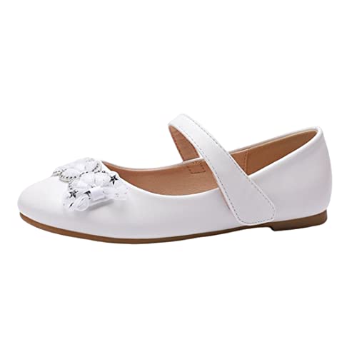 YIBLBOX Kinder Mädchen Ballett Flats Prinzessin Brautjungfer Hochzeit Party Schule Schuhe Einfache Art Mary Jane von YIBLBOX