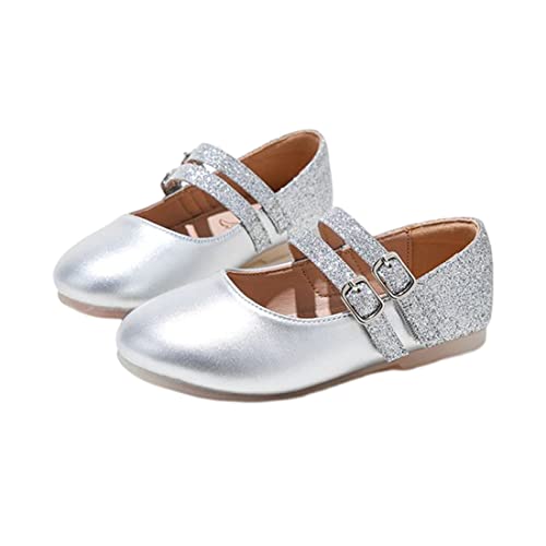 YIBLBOX Mädchen Glitter Ballett Flats Ballerina Mary Jane Prinzessin Brautkleid Schuhe für Kleinkind/kleines Kind von YIBLBOX