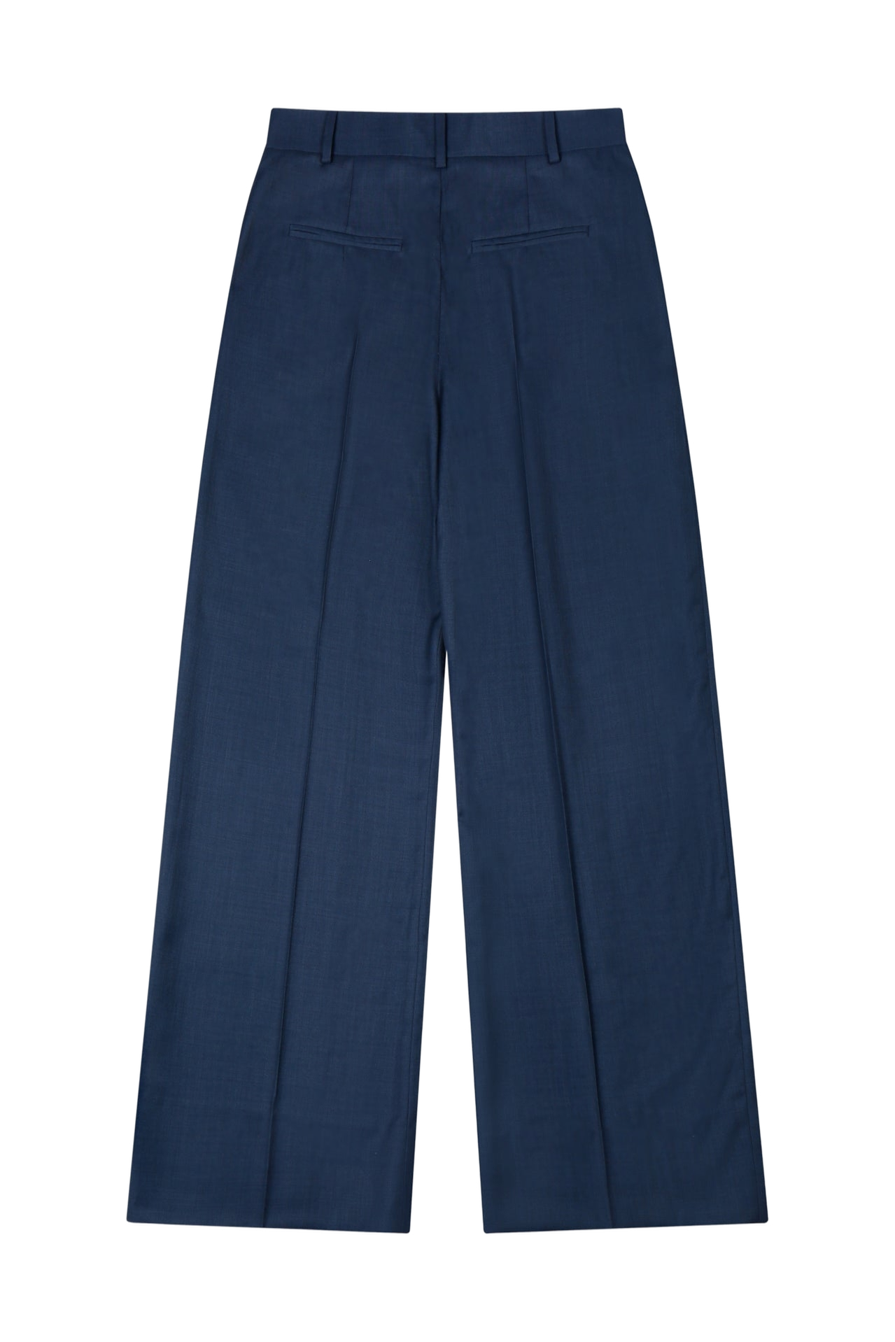 TAILORED WIDE-LEG TROUSERS - Blue - M - YIBRI - Wide leg pants von YIBRI