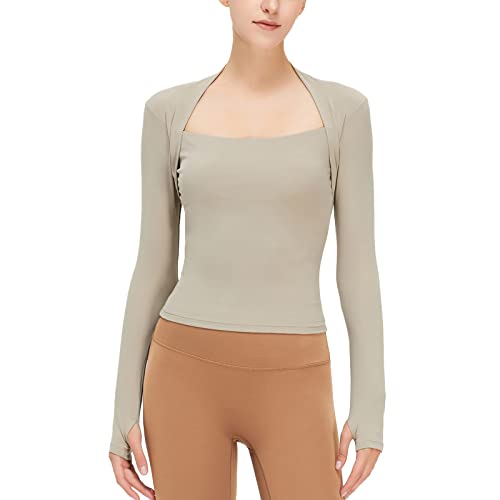 YICHEN Damen Laufshirt Langarm Sportshirt Funktionsshirt Atmungsaktiv Sporttop Sports Shirt Fitness Training Langarmshirts Yoga Tops mit Daumenlöcher YICHEN Damen Laufshirt Langarm Sportshirt Funktionsshirt Atmungsaktiv Sporttop Sports Shirt Fitness Training Langarmshirts Yoga Tops mit Daumenlöcher von YICHEN