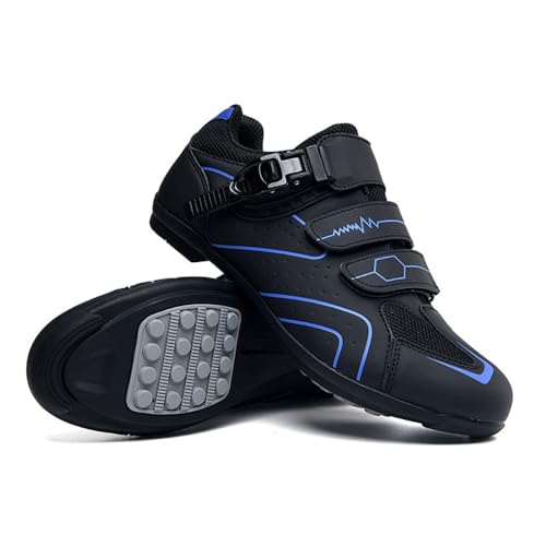 YIENHUI Fahrradschuhe Damen Herren Reitschuhe Spinbike-Sneaker Atmungsaktive Rennradschuhe rutschfeste Outdoor-/Indoor-Spin-Reitschuhe Flat-Pedal-Schuhe-Blue||Numeric_36 YIENHUI Fahrradschuhe Damen Herren Reitschuhe Spinbike-Sneaker Atmungsaktive Rennradschuhe rutschfeste Outdoor-/Indoor-Spin-Reitschuhe Flat-Pedal-Schuhe-Blue||Numeric_36 von YIENHUI