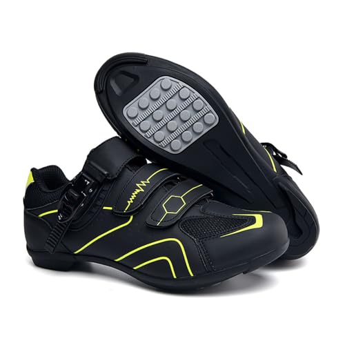 YIENHUI Fahrradschuhe Damen Herren Reitschuhe Spinbike-Sneaker Atmungsaktive Rennradschuhe rutschfeste Outdoor-/Indoor-Spin-Reitschuhe Flat-Pedal-Schuhe-Green||Numeric_41 YIENHUI Fahrradschuhe Damen Herren Reitschuhe Spinbike-Sneaker Atmungsaktive Rennradschuhe rutschfeste Outdoor-/Indoor-Spin-Reitschuhe Flat-Pedal-Schuhe-Green||Numeric_41 von YIENHUI