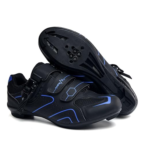 YIENHUI Fahrradschuhe Herren/Damen Indoor/Outdoor-Reitschuhe Spinbike-Sneaker rutschfeste, Atmungsaktive Unisex-Rennradschuhe Für Drinnen Und Draußen-Blue||Numeric_42 YIENHUI Fahrradschuhe Herren/Damen Indoor/Outdoor-Reitschuhe Spinbike-Sneaker rutschfeste, Atmungsaktive Unisex-Rennradschuhe Für Drinnen Und Draußen-Blue||Numeric_42 von YIENHUI