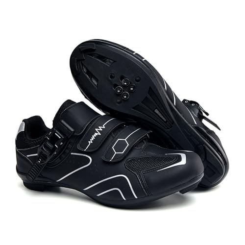YIENHUI Fahrradschuhe Herren/Damen Indoor/Outdoor-Reitschuhe Spinbike-Sneaker rutschfeste, Atmungsaktive Unisex-Rennradschuhe Für Drinnen Und Draußen-White||Numeric_41 YIENHUI Fahrradschuhe Herren/Damen Indoor/Outdoor-Reitschuhe Spinbike-Sneaker rutschfeste, Atmungsaktive Unisex-Rennradschuhe Für Drinnen Und Draußen-White||Numeric_41 von YIENHUI