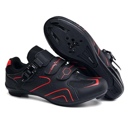 YIENHUI Fahrradschuhe Herren/Damen Indoor/Outdoor-Reitschuhe Spinbike-Sneaker rutschfeste, Atmungsaktive Unisex-Rennradschuhe Für Drinnen Und Draußen-red||Numeric_37 YIENHUI Fahrradschuhe Herren/Damen Indoor/Outdoor-Reitschuhe Spinbike-Sneaker rutschfeste, Atmungsaktive Unisex-Rennradschuhe Für Drinnen Und Draußen-red||Numeric_37 von YIENHUI