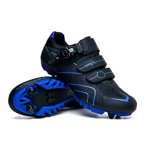 YIENHUI Fahrradschuhe Herren/Damen rutschfeste, Atmungsaktive Mountainbike-Schuhe Unisex-Spin-Reitschuhe Für Drinnen Und Draußen Komfortabler, Schwarzer MTB-Schuh-Sneaker-Blue||Numeric_41 YIENHUI Fahrradschuhe Herren/Damen rutschfeste, Atmungsaktive Mountainbike-Schuhe Unisex-Spin-Reitschuhe Für Drinnen Und Draußen Komfortabler, Schwarzer MTB-Schuh-Sneaker-Blue||Numeric_41 von YIENHUI
