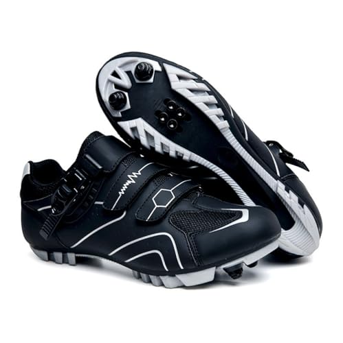 YIENHUI Fahrradschuhe Herren/Damen rutschfeste, Atmungsaktive Mountainbike-Schuhe Unisex-Spin-Reitschuhe Für Drinnen Und Draußen Komfortabler, Schwarzer MTB-Schuh-Sneaker-White||Numeric_40 YIENHUI Fahrradschuhe Herren/Damen rutschfeste, Atmungsaktive Mountainbike-Schuhe Unisex-Spin-Reitschuhe Für Drinnen Und Draußen Komfortabler, Schwarzer MTB-Schuh-Sneaker-White||Numeric_40 von YIENHUI