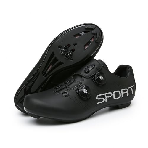 YIENHUI Rennradschuhe Für Damen Und Herren Reitschuhe Bikeschuhe Atmungsaktive Und rutschfeste Fahrradschuhe Rennrad-Sneaker Mit Flacher Gummisohle Indoor Und Outdoor-Black||Numeric_37 YIENHUI Rennradschuhe Für Damen Und Herren Reitschuhe Bikeschuhe Atmungsaktive Und rutschfeste Fahrradschuhe Rennrad-Sneaker Mit Flacher Gummisohle Indoor Und Outdoor-Black||Numeric_37 von YIENHUI