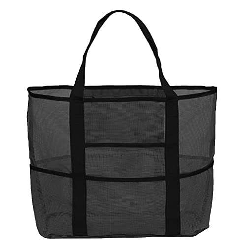 YIGEBAG Sommerschwimmen Strandtasche Große Kapazität mit 8 Taschen Damen Mesh Umhängetaschen von YIGEBAG