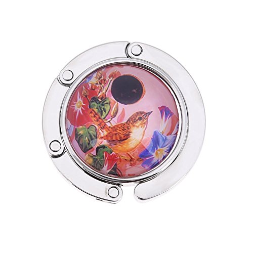 YIGEBAG Tragbare Handtasche Haken Faltbare Schreibtisch Tasche Geldbörse Metall Halter Kleiderbügel Geschenke, CT025, 20CM*16CM*7CM von YIGEBAG