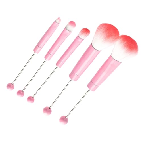 5-teiliges Lidschatten-Pinsel-Set, Make-up-Pinsel, Werkzeug-Set, Metallgriff, Augen-Make-up-Pinsel, Kosmetikpinsel-Set, tägliche Make-up-Pinsel von YIGZYCN