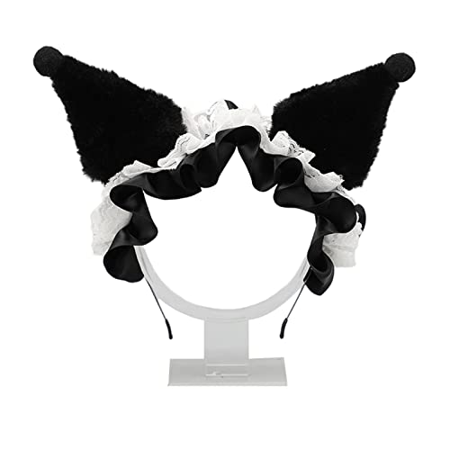 Creatively Devil Ears Haarband Damen Stirnband Make Up Haarband Für Kleinkinder Fotoshooting Cosplay Haarschmuck Plüsch Stirnbänder Für Frauen Zum Waschen Des Gesichts Plüsch Stirnbänder Für Profis von YIGZYCN