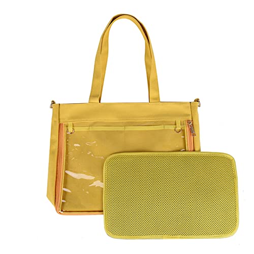 Damen Niedliche Umhängetasche Teenager Umhängetasche Mädchen JK Transparente Schmerztasche Top Handtasche All Matching Bag von YIGZYCN