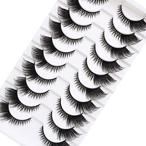 Eye Wimpern Natürliches 3D Nerzwimpern Make Up Gefälschte Wimpern Faux Cilios Make Up Beauty Tool Beauty Tools Lockenstab Regenbogen Organizer Tasche Zubehör Für Frauen Make Up von YIGZYCN