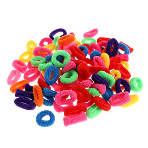 Farbe Einweg Handtuch Koreanische Nette Kinder Haar Pferdeschwanz Kleine Gummiband Haar Seil Kinder Haar Zubehör Kinder Kinder Mädchen Haar Seil Pferdeschwanz Elastische Stretch Haar Krawatte Band von YIGZYCN