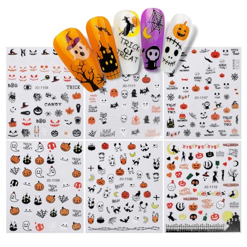 Festlicher Nagelaufkleber Geprägter Nagelaufkleber Maniküre Folien Für Partys Feiern Weihnachten Halloween Urlaub Party Aufkleber von YIGZYCN