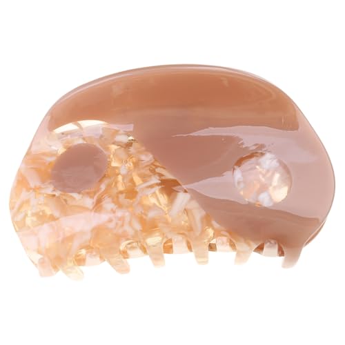 For Chi Halbrunde Haarspange Acetat Klauen Clip rutschfeste All-Match-Haarnadel für Urlaubsmotiv P von YIGZYCN