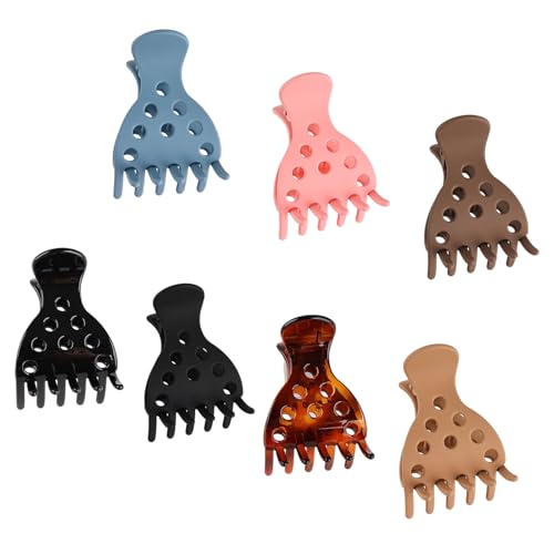 Haarklammern aus Kunstharz für Damen, Vintage-Design, einfach zu bedienen, Clip, Volumengebung, lockiges Haarstyling-Zubehör, 7 Stück von YIGZYCN