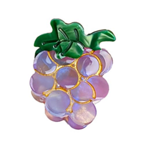 Internet Prominente, die Fotos machen, Seitenklammer mit Fruchtform, Haarklammer für Damen, Teenager, Zöpfe, Seitenpony von YIGZYCN